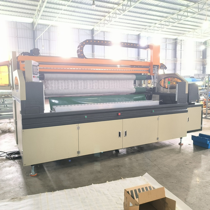 آلة تجميع زنبرك الجيب 6.5KW عالية الأداء 5-6 أوتار / دقيقة الإخراج